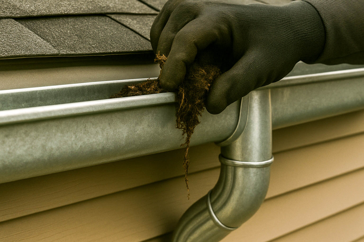 GT steel gutter cleaning