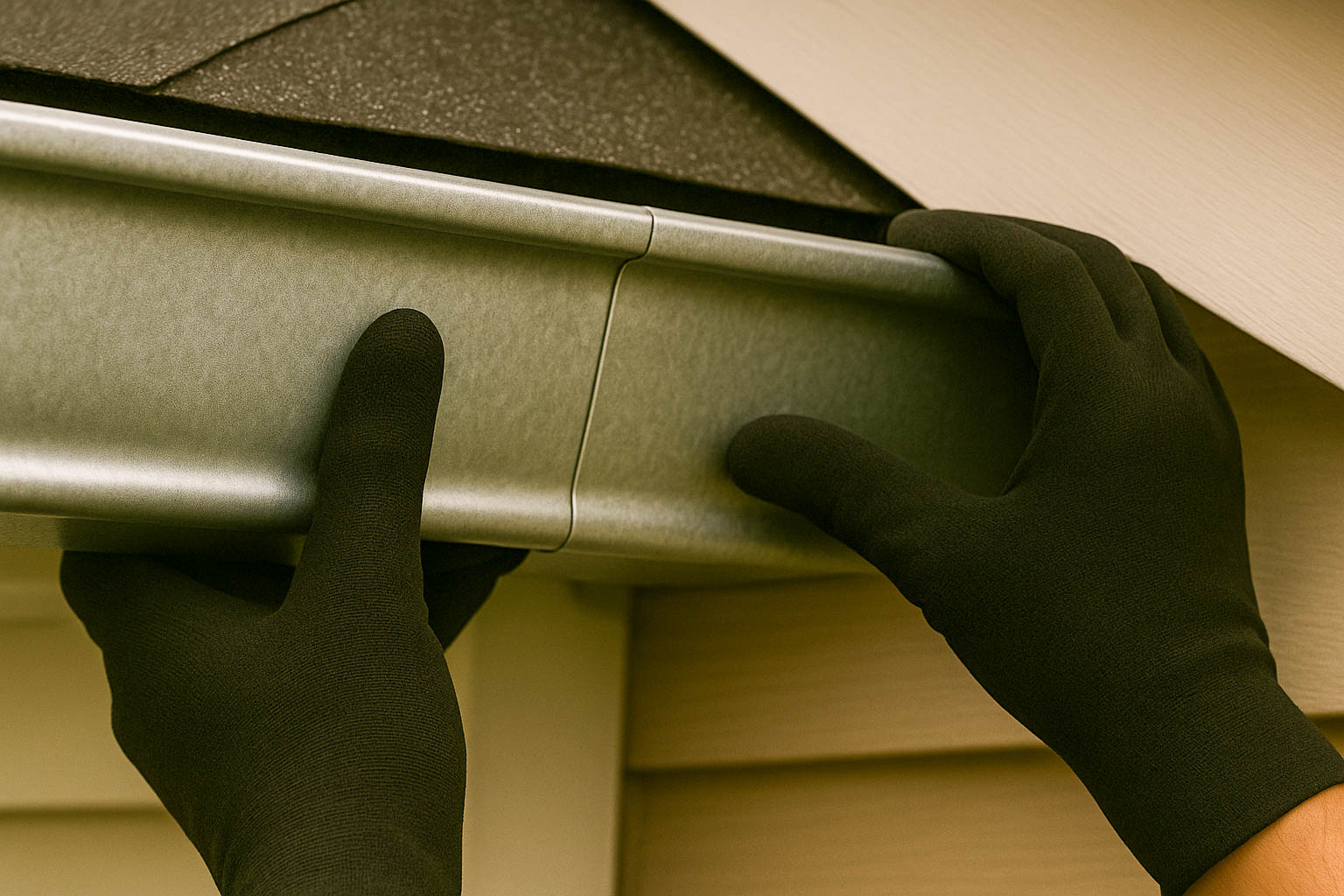 GT steel gutter repair